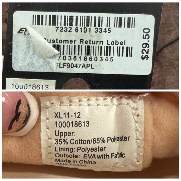 INC Beige Slide Sandals with sparkling Bow Accent XL (11-12) - Picture 9 of 9